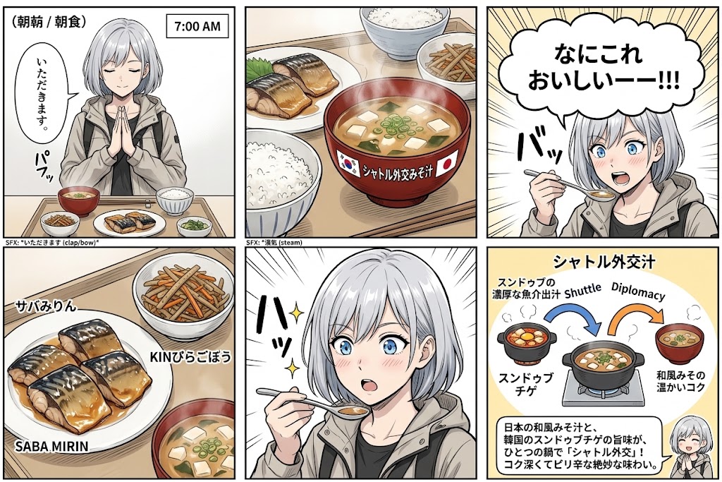 シャトル外交みそ汁